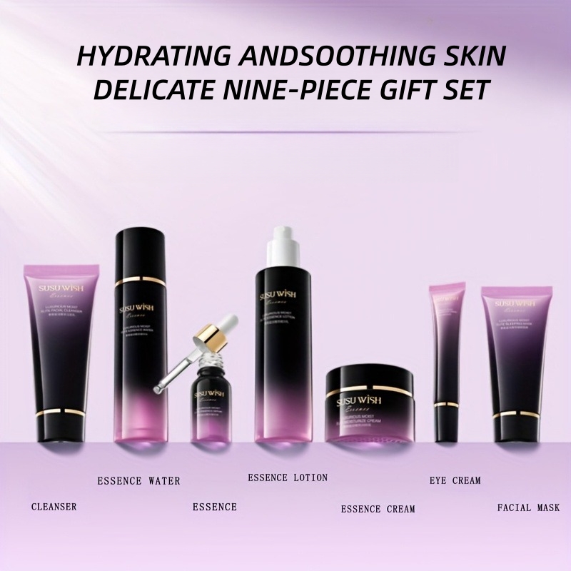 Luxurious and Elegant Nine-Pie - Luxury Skincare Packaging ulasan dan harga